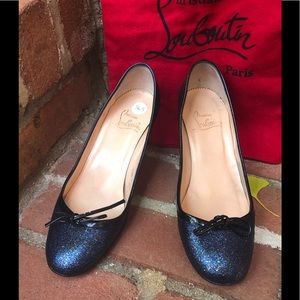 Vintage Christian Louboutin Galaxy Kitten Heels